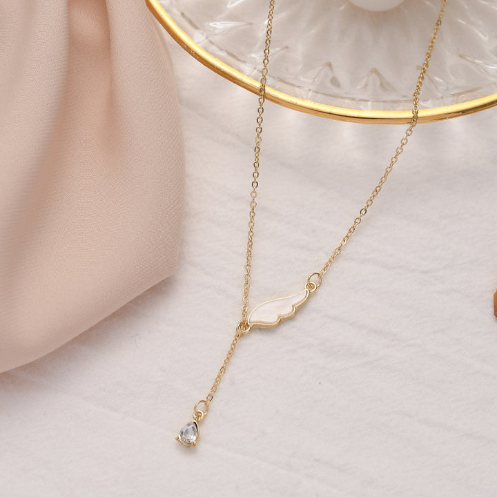 Temperament Simple Angel Wings Necklace Female – Jewelry Gift Ideas — 1