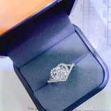 Fashion Personality 1 Karat Moissanite Heart-shaped – Stylish Gifts — 3