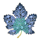 Fashionable And Elegant Blue Gradient Maple Leaf – Jewelry Gift Ideas — 3