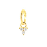 Nose Ring Bee Geometric Diamond Ear Cuff – Small Gift Ideas — 7