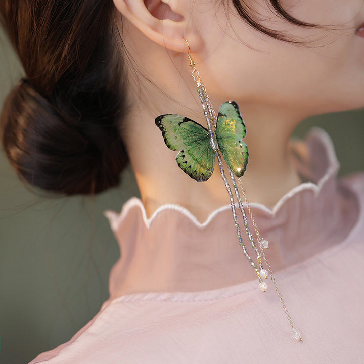 Women's Fashion Vintage Extra Long Tassel Butterfly – Stylish Gifts — 1