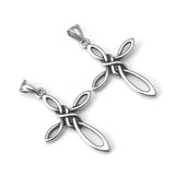 Stainless Steel Celtic Irish Cross Knot Pendant – Jewelry Gift Ideas — 11