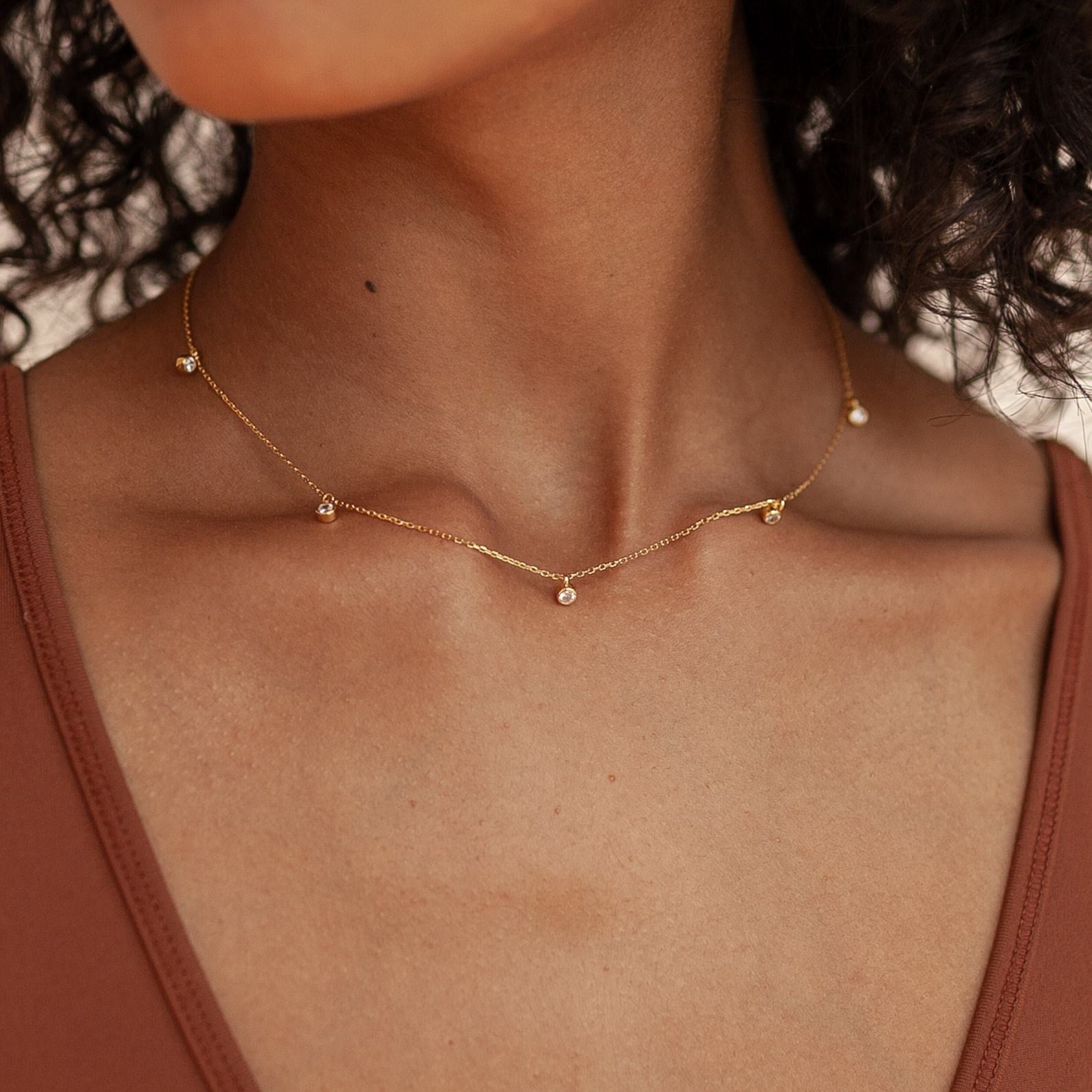 Ultrasimple Style Zircon Pendant Necklace – Jewelry Gift Ideas — 1