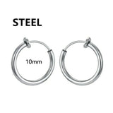 Stainless Steel Studs No Pierced Earring Ear Clip – Jewelry Gift Ideas — 7