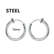 Stainless Steel Studs No Pierced Earring Ear Clip – Jewelry Gift Ideas — 7