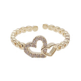 Ladies Temperament Sweet Multiple Love Rings – Gifts for Couples — 3