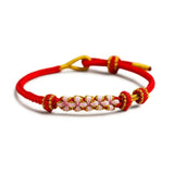 DIY Zodiac Year Red Rope Peach Knot Bracelet – Jewelry Gift Ideas — 5