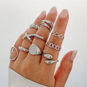 Niche Fashion Design Geometric Ring – Stylish Gifts — 10