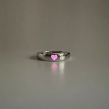 Small Love Luminous Ring Adjustable – Gifts for Couples — 3