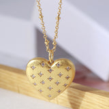 Love Inlaid Small Diamond Long Necklace Female – Jewelry Gift Ideas — 5