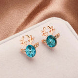 Crystal gem antler earrings – Everyday Gifts — 9