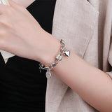 Retro Distressed Three-dimensional Heart Bracelet – Jewelry Gift Ideas — 3