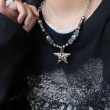 Vintage Five-pointed Star Necklace Sweater Chain – Jewelry Gift Ideas — 5