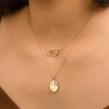 Titanium Steel Mirror Irregular Zircon Necklace – Jewelry Gift Ideas — 10