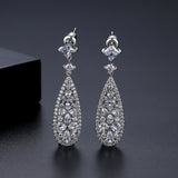 Long Earrings Flash Copper Inlaid Zircon Ear – Unique Gift Ideas — 4