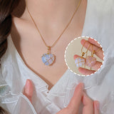 Fashion Moonstone Necklace For Cartoon Princess – Jewelry Gift Ideas — 6