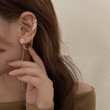 Style Zircon Tassel Earrings Personality Cold Wind Ear – Stylish Gifts — 1