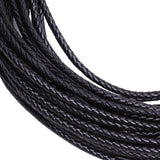 Round Black Coffee Gold And Silver Braided Leather – Kitchen Gifts — 3