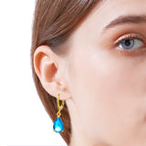 Women's 24K Gold-plated Zircon Earrings – Gifts for Her — 11