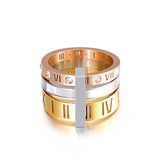 Stainless Steel Multi Ring Combination Roman Letter – Useful Gifts — 13