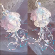 Handmade Unicorn Pink Blue Jellyfish Long Ear Clip – Stylish Gifts — 4