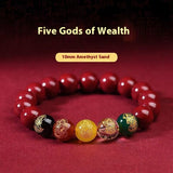 Purple Gold Sand Five-way Fortune Natural – Jewelry Gift Ideas — 9