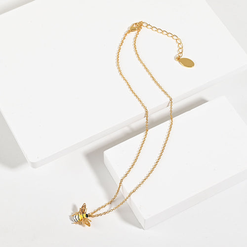 Cute Flowers Little Bee Necklace – Jewelry Gift Ideas — 1