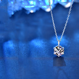 Moissan 925 Sterling Silver Necklace Female Wild – Jewelry Gift Ideas — 5