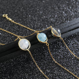 S925 Sterling Silver Moonstone Aquamarine Thin – Jewelry Gift Ideas — 5