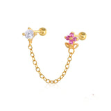 Light Luxury Thread Piercing Ear Bone Nail – Beauty Gifts — 5