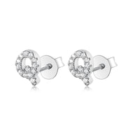 S925 Pure Silver Ear Nail With 24 Letters – Beauty Gifts — 20