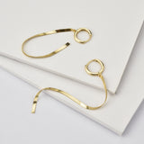 Fashion Sterling Silver Long Snake Earrings – Stylish Gifts — 1