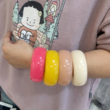 Round Resin Summer Jelly Color Dynamic Acrylic – Jewelry Gift Ideas — 10