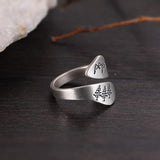 Alpine And Cedar Open Ring Forest Lover Ring – Gifts for Couples — 3