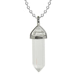 Natural Stone Hexagon Prism Crystal Pendant – Jewelry Gift Ideas — 8