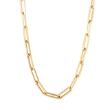 18k Gold Stainless Steel Paper Clip Clavicle – Jewelry Gift Ideas — 9