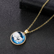 Baiyun necklace resin time gemstone clavicle – Jewelry Gift Ideas — 8