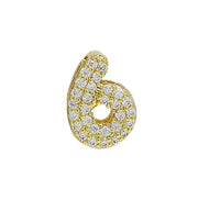 Brass 18K Zircon Diy Accessories Year Pendant – Stylish Gifts — 13