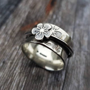 Women's Fashion Vintage Plating Floral Shape Ring – Stylish Gifts — 1