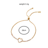 Gold Heart Brass Micro-Set Zircon Pendant – Jewelry Gift Ideas — 5