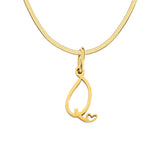 Women's Stainless Steel Necklace With Letter – Jewelry Gift Ideas — 12