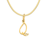 Women's Stainless Steel Necklace With Letter – Jewelry Gift Ideas — 12