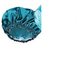 Double-layer Shower Cap Satin Long Hair Shower Cap – Beauty Gifts — 6