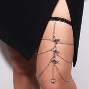 Thigh Elastic Multi-layer Butterfly Long Leg Chain – Meaningful Gifts — 1