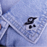 Crow Skull Brooch Cute Cartoon Animal Badge – Jewelry Gift Ideas — 4