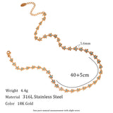 Small Flower Handmade Chain Necklace For Women – Jewelry Gift Ideas — 11
