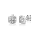 Sterling Silver Delicate Pear-shaped Pave Stone – Jewelry Gift Ideas — 4