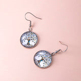 Tree Of Life Dangle Earrings Art Painting Picture – Creative Gifts — 7