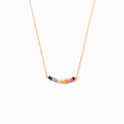 Rainbow Crystal Necklace Collarbone Chain – Jewelry Gift Ideas — 5