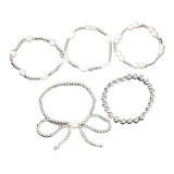 5-piece Set Stylish Graceful Simple Stretch – Jewelry Gift Ideas — 3